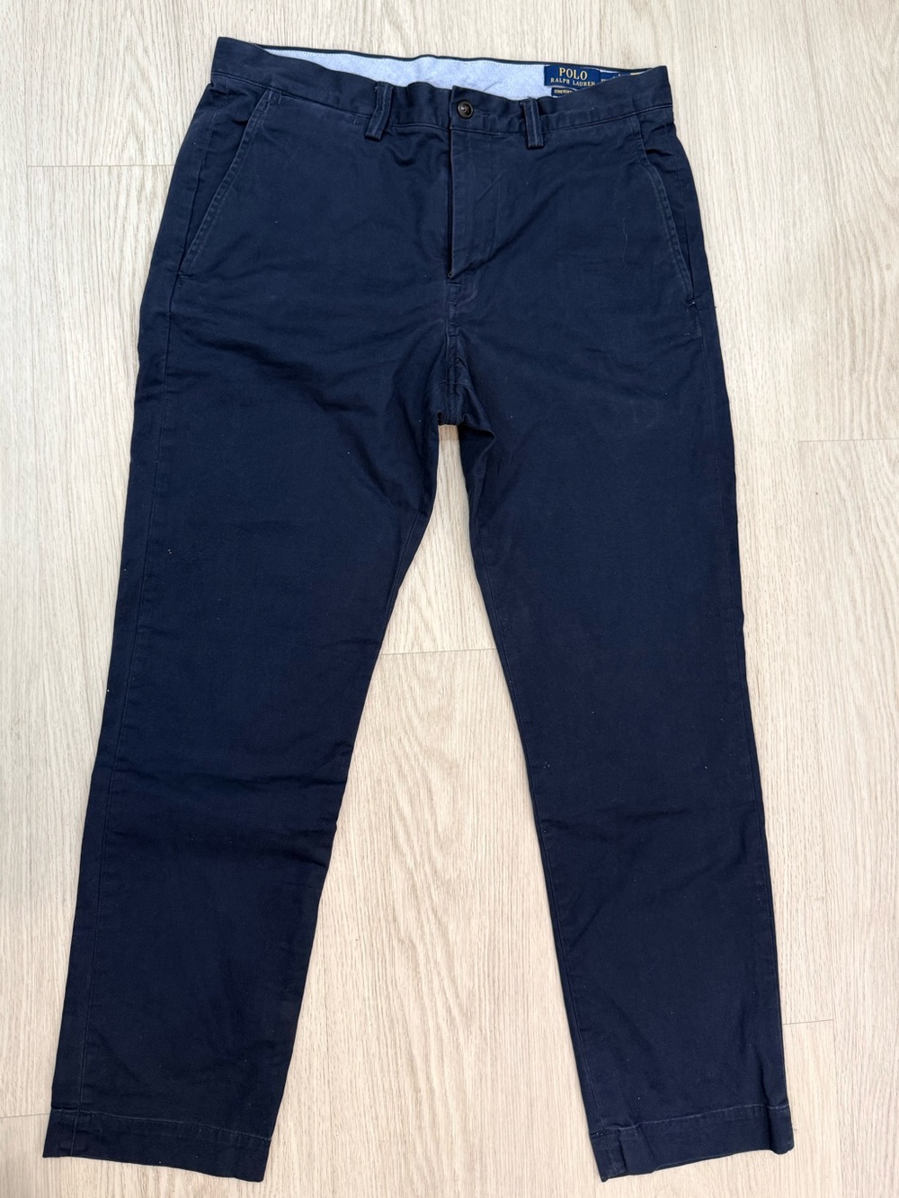 Ralph Lauren Navy Cotton Chino Pants
